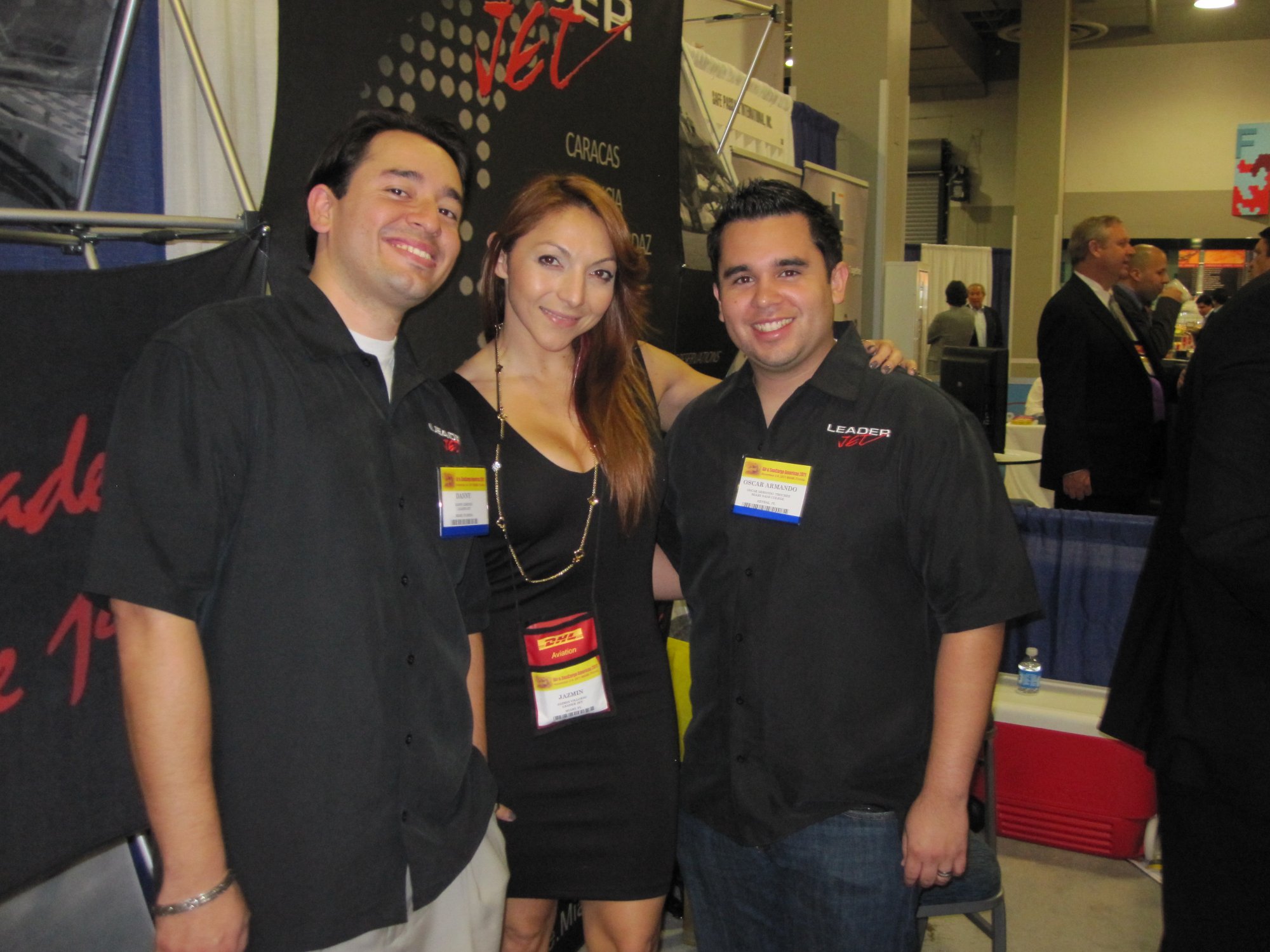 Leader Jet team at trade show